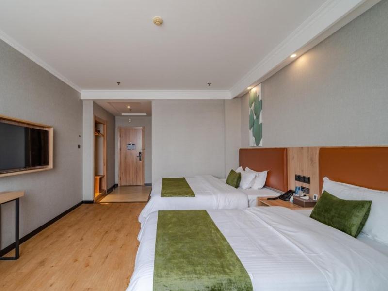 GreenTree Inn Anhui Hefei Yakun Mansion Business Hotel Wangdaying Exterior foto